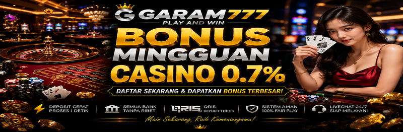 BONUS MINGGUAN CASINO 